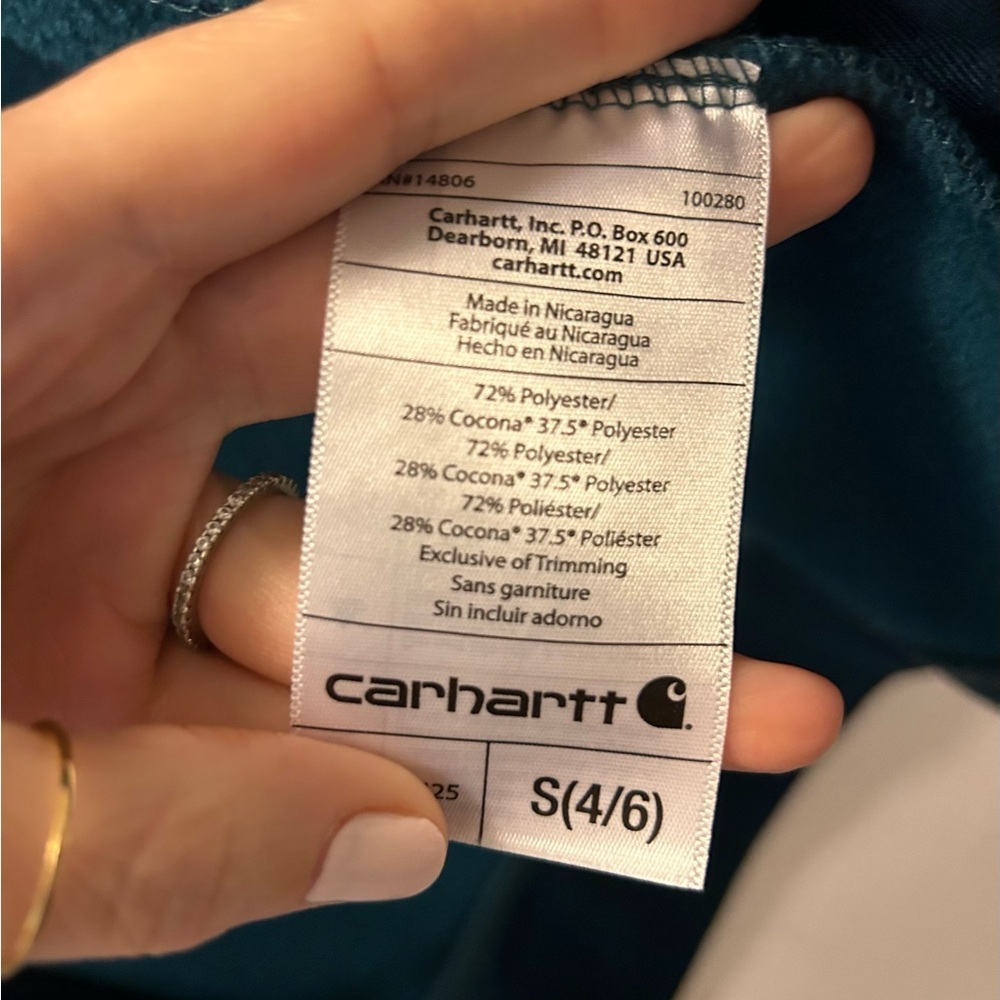 Carhartt soft full zip-size S - Picture 6 of 6